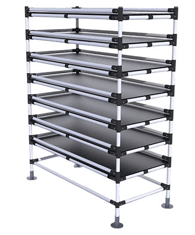 Estantería tubular modular 2