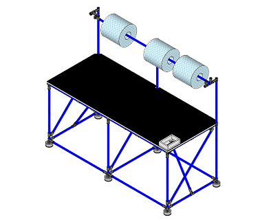 Mesa de embalaje industrial regulable 1