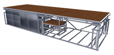 Mesa de preparación de pedidos ergonómica 2