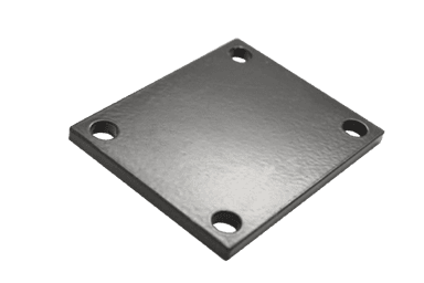 Placa de refuerzo para soporte de rueda placa